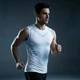 Мужская спортивная майка BodySculpt, белая, размер L-XL - изображение 5