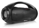 Колонка портативна 2.0 REAL-EL X-713 Black, 2x6 Вт, пластиковий корпус, Bluetooth, MicroSD / USB, FM-приймач, живлення від акумулятора, 1800 мА*ч, керування сверху - изображение 3