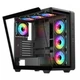 Корпус Frontier AUREX AU31A F E-ATX/ATX/Micro ATX/Mini ITX без БП с 2 x USB 3.0 2 x USB 2.0 и HD Audio Черный (AUREX AU31A F) - изображение 2