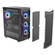 Корпус Frontier URIEL UR16A ATX/Micro ATX/Mini ITX Middletower без БП с USB 3.0 x1 USB 2.0 x2 и HD Audio Черный (URIEL UR16A) - изображение 6