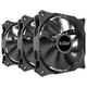 Набор вентиляторов PC COOLER DN 120 3 in 1 для корпуса DN 120 чорний 120x120x25ммHB1200±10% об/хв Черный (DN 120 BK 3 IN 1) - изображение 4