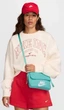 Сумка через плечо Nike W Nsw Futura 365 Crossbody 3L 22 × 16 × 6 СM бірюзовий CW9300-300 - изображение 2