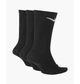 Шкарпетки Nike U Nk Everyday Ltwt Crew 3Pr 38-42 Чорний SX7676-010 - зображення 3