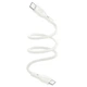 Кабель XO NB-Q231B Rock Series Type-c to Type-C 60W Data Cable Білий - зображення 4