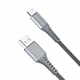 Дата кабель USB 2.0 AM to USB-C 1.2m Grey Grand-X (FC-12G) - зображення 3