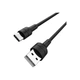 Дата кабель USB 2.0 AM to USB-C 1.0m 3 A silicone BX30 black BOROFONE (6931474706928) - зображення 2