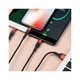 Дата кабель USB 2.0 AM to Lightning + Micro 5P + USB-C 1.0m Xpress one X26 black+red HOCO (6957531080282) - зображення 4