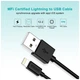 Дата кабель USB 2.0 AM to Lightning 1.2m 2.4A MFI Choetech (IP0026) - изображение 4