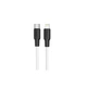 Дата кабель USB-C to Lightning 1.0m 3A 20W X21 Plus black+white HOCO (6931474742162) - зображення 1