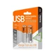 Акумулятор ColorWay AAA USB-micro 400 mAh * 2 (CW-UBAAA-01) - изображение 2