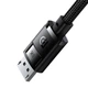 Кабель Baseus High Definition Series Adapter Cable DP to DP 8K 1.5m Black B00633706111-01 - изображение 4
