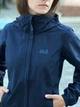Жіноча трекінгова куртка Jack Wolfskin Texapore Stormy Point Jacket мембранна водовідштовхуюча з капішоном синя Розмір M - изображение 2