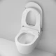 Унитаз подвесной AM.PM Func FlashClean с электронной крышкой-биде со скрытой подводкой white C8F1702SC - изображение 6