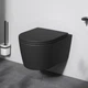 Унитаз подвесной AM.PM Func 49 см FlashClean с сиденьем с микролифтом black matt C8F1700MBSC - изображение 2