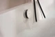 Слив-перелив Hansgrohe Exafill наружная часть II для сифона на ванну с наполнением brushed black chrome/white gloss 58119340 - изображение 2