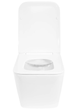 Подвесной унитаз Rea Julio безободковый white REA-C4803 - изображение 4