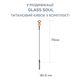 Вудка зимова GC N-Ice Crystal Glass 50UL+Titan Tip - зображення 4