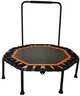 Батут для фитнеса RIAS R-105 с ручкой Ø105х120х25 см Black (3_08687) - изображение 1