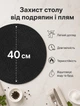 Сервировочная салфетка круглая 40 см черная подставка под горячее на стол влагонипроницаемая - изображение 10
