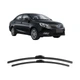 Склоочисники Aoye для Changan Yuetang V3 (моделі 2011-2018), безрамкова конструкція, передні щітки склоочисника оригінального розміру, 1 пара, 24" + 14" - изображение 3