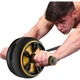 Тренажер для тренування пресу Duweike Abdominal Wheel Core для чоловіків та жінок, домашній фітнес-пристрій без відскоку, включає подушку для колін, чорно-жовтий - изображение 1