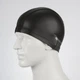 Классическая плавательная шапочка Speedo с силиконовым покрытием и трехслойной тканью, мягкая и удобная, черная. - изображение 8