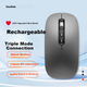 Мышь VENFISH M108S Wireless/Bluetooth Space Grey - изображение 4