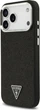 Etui plecki Guess Glitter Triangle Logo MagSafe do Apple iPhone 17 Pro Max / 18 Pro Max Black (GUHMP18XPFGTSCMK) - obraz 2