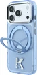 Etui plecki Karl Lagerfeld IML Ring Stand 360 Kameo Metal MagSafe do Apple iPhone 17 Pro / 18 Pro Light Blue (KLHMP18L6HRSMKMB) - obraz 3