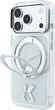 Etui plecki Karl Lagerfeld IML Ring Stand 360 Kameo Metal MagSafe do Apple iPhone 17 Pro / 18 Pro Transparent (KLHMP18L6HRSMKMH) - obraz 3