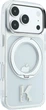 Etui plecki Karl Lagerfeld IML Ring Stand 360 Kameo Metal MagSafe do Apple iPhone 17 Pro / 18 Pro Transparent (KLHMP18L6HRSMKMH) - obraz 2