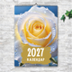 Календарь А3 перекидной настенный ЦВЕТЫ 13 листов ENTERSTORE (art.250120a3) - изображение 1