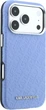 Etui plecki Karl Lagerfeld Grained Allover Logo Metal Elongated MagSafe do Apple iPhone 17 Pro / 18 Pro Light Blue (KLHMP18LPSKLFOFB) - obraz 3