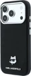 Etui plecki Karl Lagerfeld Grained Choupette Head Metal MagSafe do Apple iPhone 17 Pro Max / 18 Pro Max Black (KLHMP18X6PSCHLK) - obraz 2