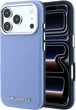 Etui plecki Karl Lagerfeld Grained Choupette Head Metal MagSafe do Apple iPhone 17 Pro / 18 Pro Light Blue (KLHMP18LPSWGKLB) - obraz 1