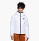 Куртка женская Nike W Nsw Tf Rpl Classic Tape Jkt L Белый DJ6997-100 - изображение 1