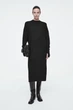 Сукня жіноча COS merino wool midi dress 1242285001 XS Чорний - зображення 1