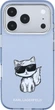 Etui plecki Karl Lagerfeld IML Choupette Body Sketch Print MagSafe do Apple iPhone 17 Pro / 18 Pro Light Blue (KLHMP18L6HCIKDB) - obraz 3