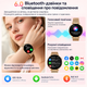 Женский Smart Watch AMOLED с LED фонариком, ультратонким корпусом, мониторингом показателей здоровья, 2 ремешки - изображение 7