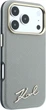 Etui plecki Karl Lagerfeld Saffiano Small Script Metal Logo MagSafe do Apple iPhone 17 Pro Max / 18 Pro Max Beige (KLHMP18X6PWSKSE) - obraz 4