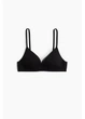 Бюстгальтер женский H&M черный хлопковый мягкий без косточек с формованными чашками 75A (1208310) - изображение 4
