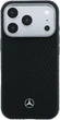 Etui plecki Mercedes-Benz Leather Semi Wrap Wood Effect MagSafe do Apple iPhone 17 Pro Max / 18 Pro Max Black (MEHMP18X25PFWWPK) - obraz 3