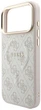 Etui Guess Embossed 4G Classic MagSafe do Apple iPhone 18 Pro / 17 Pro różowe (GUE005703) - obraz 6