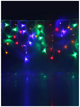 Гирлянда бахрома уличная 5x0.6м 100 LED белый каучук Мультиколор для декора улицы SQ-26911 - изображение 4