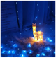 Гирлянда штора 1,8x1,2м 144 LED USB и сеть 220В 8 режимов синяя Роса с пультом управления SQ-26777 - изображение 5