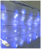 Светодиодная гирлянда штора 3x0.6м 200 LED USB Сине-белый 8 режимов IP44 Фейерверк SQ-26712 - изображение 2