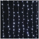 Гирлянда штора светодиодная 1,8x1,2м 120LED 12 нитей прозрачный шнур 8 режимов для декора интерьера SQ-27294 - изображение 5