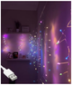 Светодиодная гирлянда штора 3x0.6м 200 LED USB 8 режимов мультиколор для декора интерьера Фейерверк SQ-26711 - изображение 2
