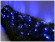 Уличная светодиодная гирлянда 10м 100 LED 220V черный каучуковый провод IP68 синий SQ-26121 - изображение 3