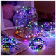 Гирлянда нить 20 м 200 LED USB зеленый провод мультиколор с пультом дистанционного управления для декора SQ-28811 - изображение 10